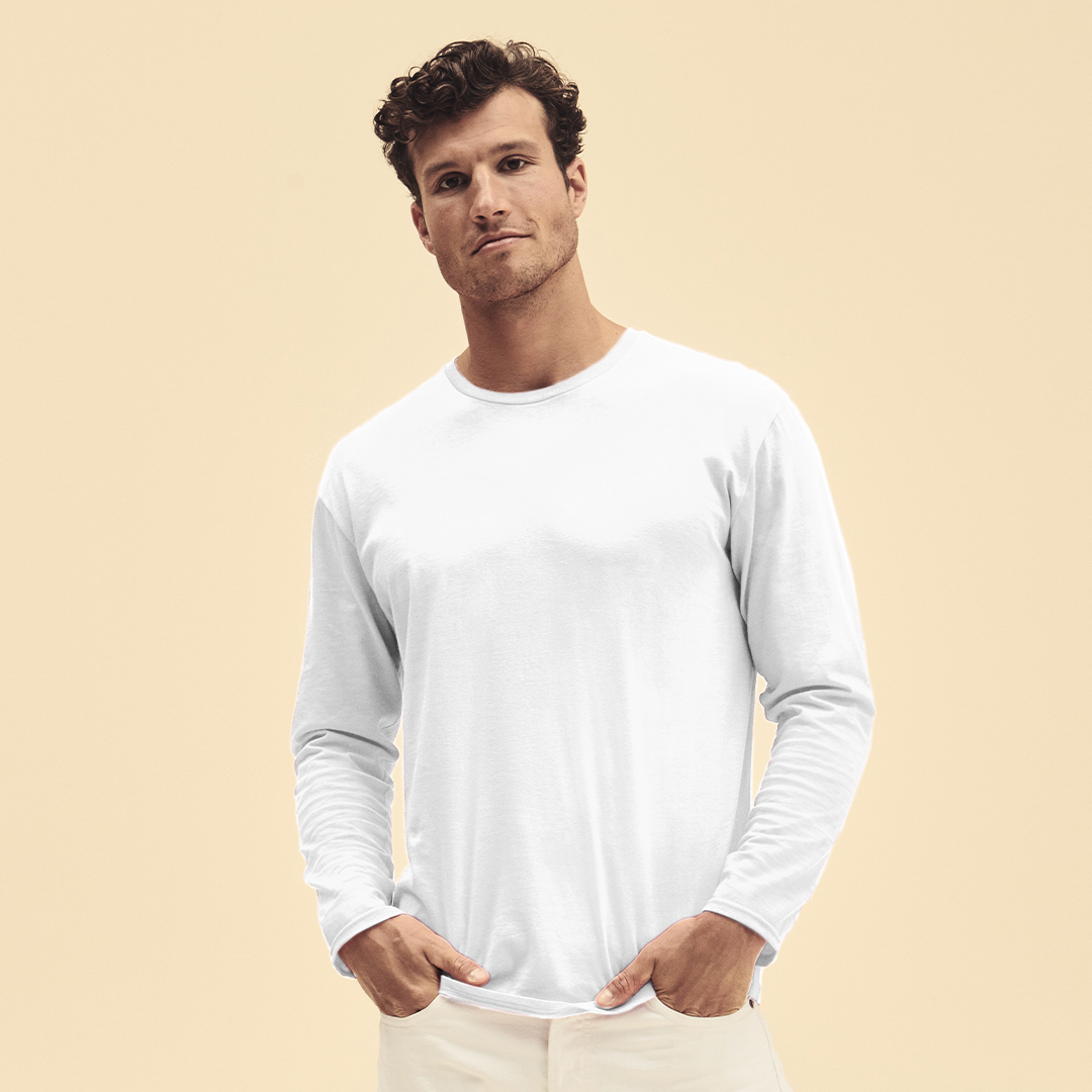 T-Shirt Adulto Branca - Iconic Long Sleeve T