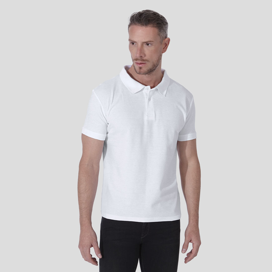 Polo Adulto Branco "keya" - MPS180
